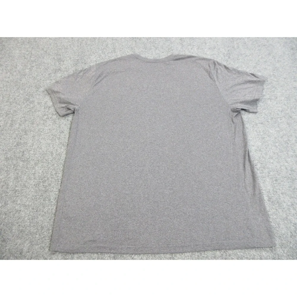Clemson Tigers Shirt Mens 2XL Gray NCAA Football Nike Dri-FIT Graphic Tee Top